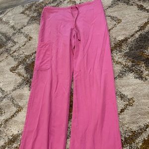 XS Pink Scrub Pants